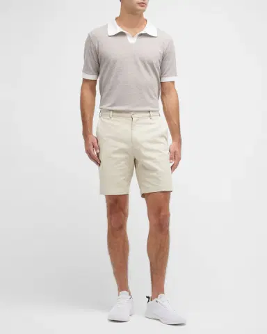Peter Millar Men 's Pilot Flat Front Shorts | Thumbnail 3