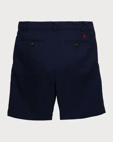 Polo Ralph Lauren Boy 's Logo Embroidered Flat Front Chino Shorts | Thumbnail 2