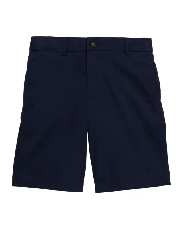 Polo Ralph Lauren Boy 's Logo Embroidered Flat Front Chino Shorts, Size -7