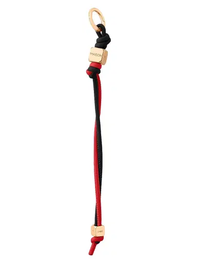 MAISON de SABRÉ Women's Leather Wristlet Charm - Rouge Noir | Thumbnail 3 MAISON de SABRÉ Women's Leather Wristlet Charm - Rouge Noir | Thumbnail 3