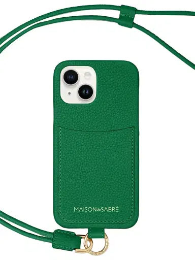 MAISON de SABRÉ Sling Phone Case (iPhone 14) - Emerald Green | Thumbnail 4