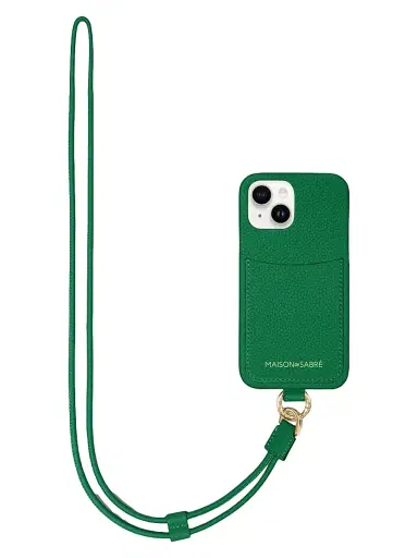 MAISON de SABRÉ Sling Phone Case (iPhone 14) - Emerald Green | Thumbnail 1