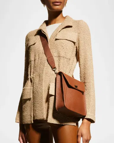 Akris Anouk Small Leather Messenger Bag | Thumbnail 2 Akris Anouk Small Leather Messenger Bag | Thumbnail 2