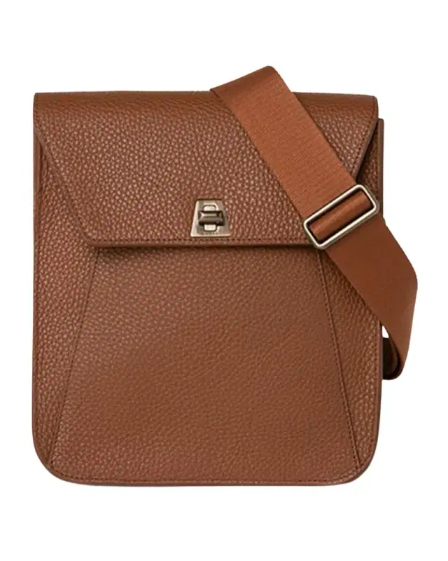 Anouk Small Leather Messenger Bag