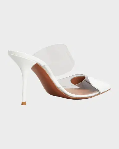 Alaïa Coeur Clear Cap-Toe Mule Pumps | Thumbnail 3