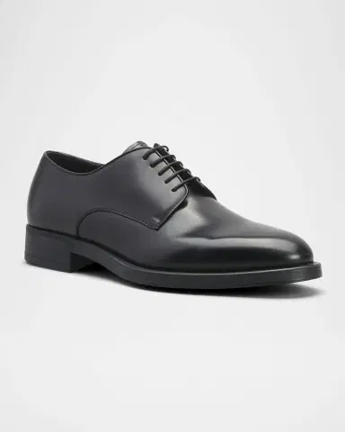 Giorgio Armani Men's Formal Leather Derby Shoes | Thumbnail 2 Giorgio Armani Men's Formal Leather Derby Shoes | Thumbnail 2
