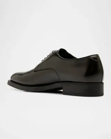 Giorgio Armani Men's Formal Leather Derby Shoes | Thumbnail 4 Giorgio Armani Men's Formal Leather Derby Shoes | Thumbnail 4