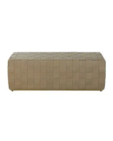 Arteriors Lakewood Woven Leather Bench, 54" | Thumbnail 1 Arteriors Lakewood Woven Leather Bench, 54" | Thumbnail 1