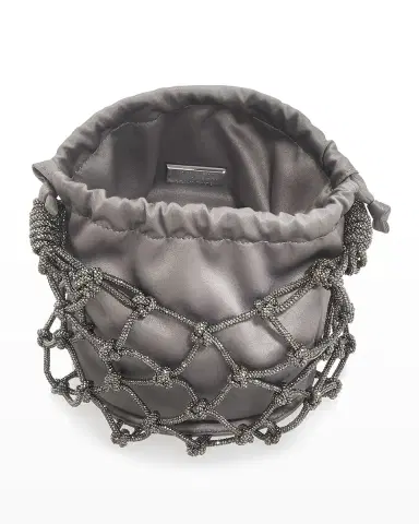 Judith Leiber Couture Sparkle Crystal Net Top-Handle Bag | Thumbnail 2 Judith Leiber Couture Sparkle Crystal Net Top-Handle Bag | Thumbnail 2