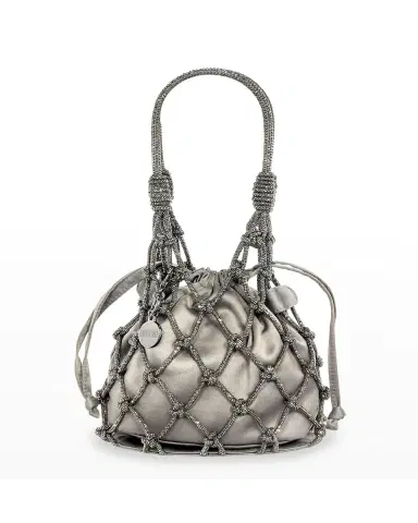 Judith Leiber Couture Sparkle Crystal Net Top-Handle Bag | Thumbnail 3 Judith Leiber Couture Sparkle Crystal Net Top-Handle Bag | Thumbnail 3