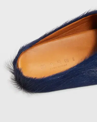 Marni Men's Fussbett Calf Hair Sabot Mules | Thumbnail 5 Marni Men's Fussbett Calf Hair Sabot Mules | Thumbnail 5