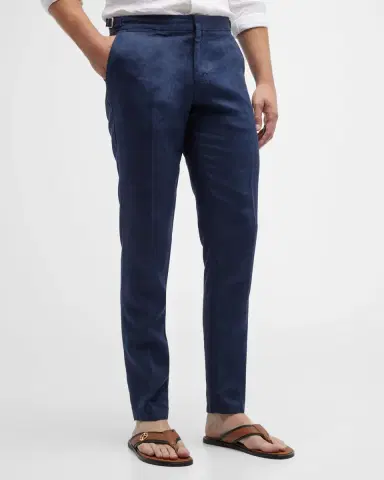 Orlebar Brown Men's Griffon Linen Trousers | Thumbnail 4 Orlebar Brown Men's Griffon Linen Trousers | Thumbnail 4