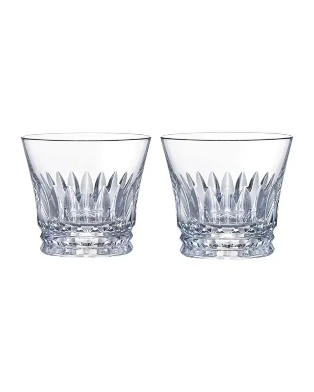 Baccarat Tiara Old Fashion Tumblers, Set of 2