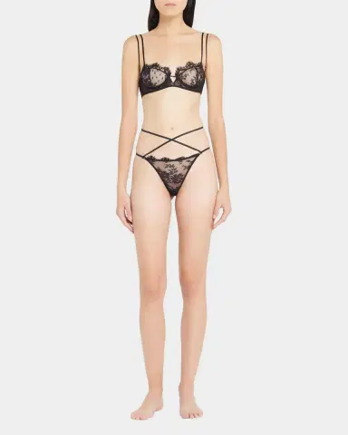 Kiki de Montparnasse Jolie Strappy Lace Thong | Thumbnail 2