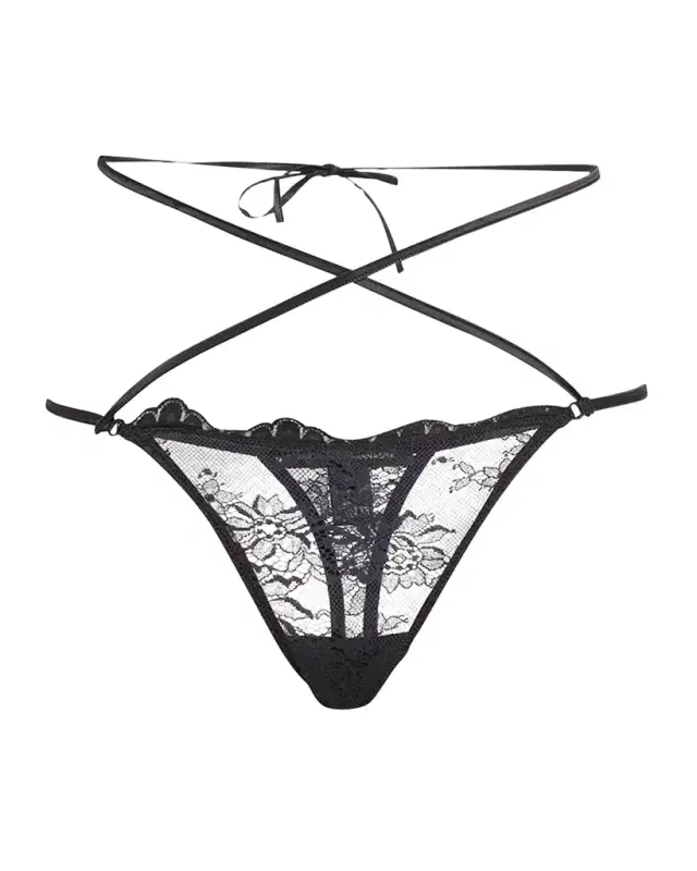 Jolie Strappy Lace Thong
