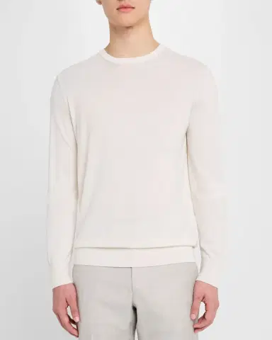 Zegna Men's Cashmere Crewneck Sweater | Thumbnail 3