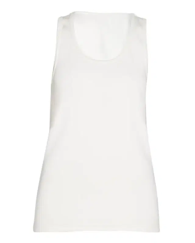Bottega Veneta Dry Stretch Cotton Ribbed Tank Top