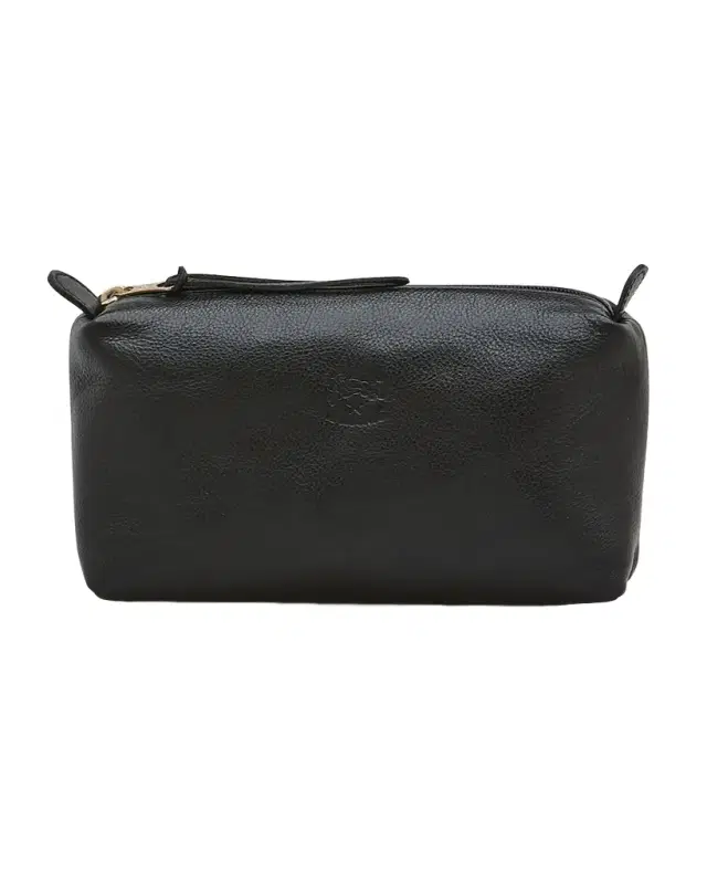 Classic Zip Leather Cosmetic Bag Classic Zip Leather Cosmetic Bag