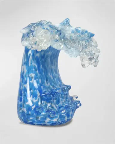 Dale Tiffany Laguna Wave Art Glass Sculpture | Thumbnail 3 Dale Tiffany Laguna Wave Art Glass Sculpture | Thumbnail 3