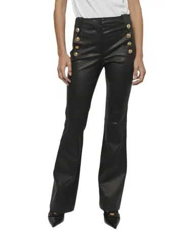DEREK LAM 10 CROSBY Robertson Flared Leather Sailor Trousers | Thumbnail 1