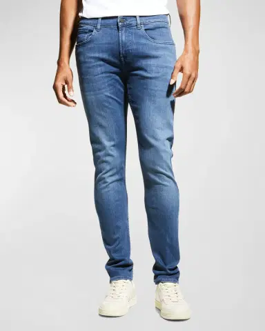 7 for all mankind Men 's Slimmy Taper Skinny Jeans | Thumbnail 4
