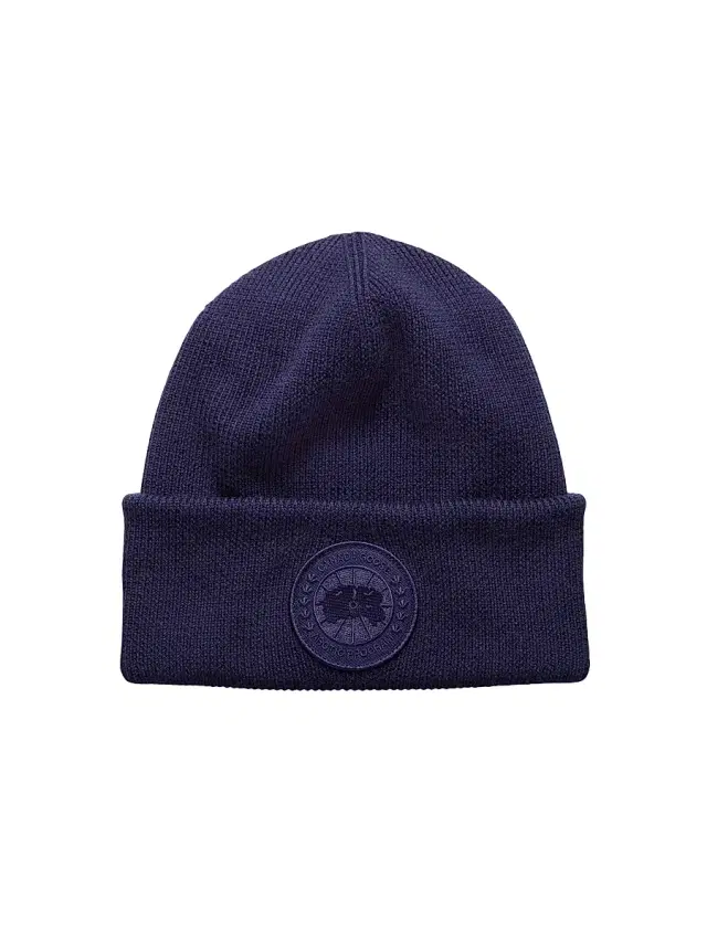 Canada Goose Kid's Wool Knit Beanie - Guard Blue