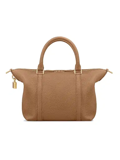 MAISON de SABRÉ Women's Leather Crossbody Weekender Bag - Sandstone Brown | Thumbnail 6