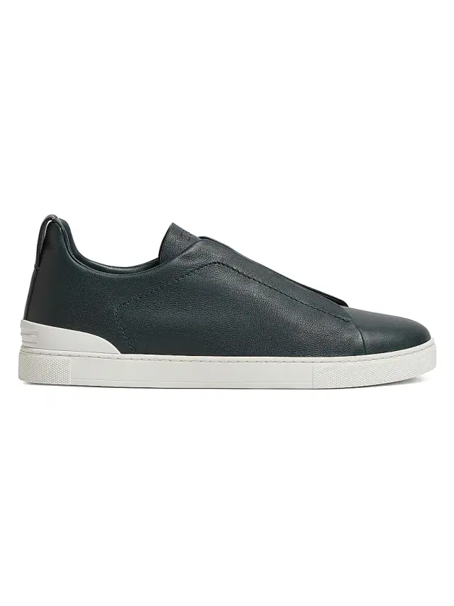 Men's Secondskin Triple Stitch Sneakers - Deep Green