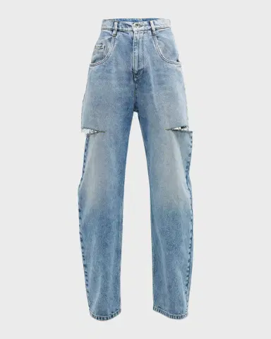 Maison Margiela Slash-Sides Wide-Leg Denim Pants | Thumbnail 2 Maison Margiela Slash-Sides Wide-Leg Denim Pants | Thumbnail 2