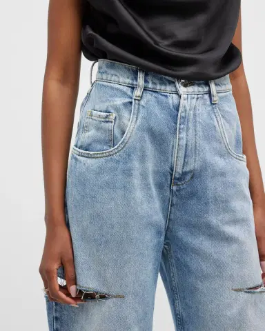 Maison Margiela Slash-Sides Wide-Leg Denim Pants | Thumbnail 7 Maison Margiela Slash-Sides Wide-Leg Denim Pants | Thumbnail 7