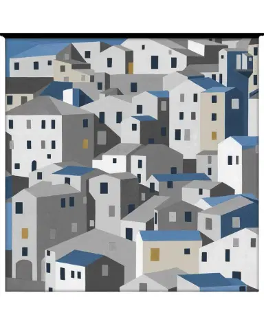 Prestige Arts "Nestled Neighborhood" Giclee | Thumbnail 1 Prestige Arts "Nestled Neighborhood" Giclee | Thumbnail 1