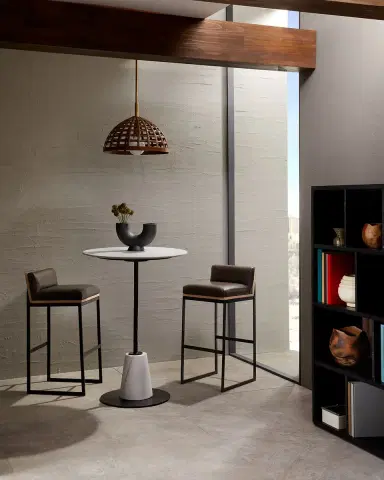 Arteriors Marmont Leather 31" Bar Stool | Thumbnail 3 Arteriors Marmont Leather 31" Bar Stool | Thumbnail 3