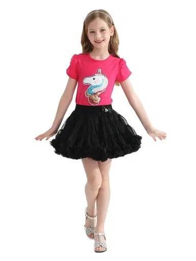 Mimi Tutu Little Girl's & Girl's Bow Tulle Skirt | Thumbnail 3 Mimi Tutu Little Girl's & Girl's Bow Tulle Skirt | Thumbnail 3