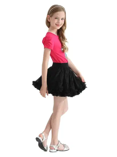 Mimi Tutu Little Girl's & Girl's Bow Tulle Skirt | Thumbnail 4 Mimi Tutu Little Girl's & Girl's Bow Tulle Skirt | Thumbnail 4
