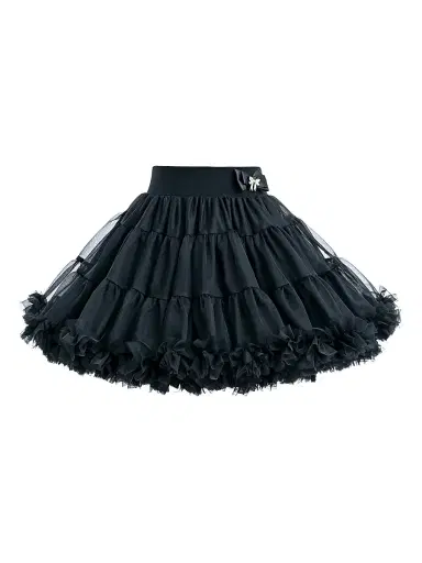 Mimi Tutu Little Girl's & Girl's Bow Tulle Skirt | Thumbnail 1 Mimi Tutu Little Girl's & Girl's Bow Tulle Skirt | Thumbnail 1