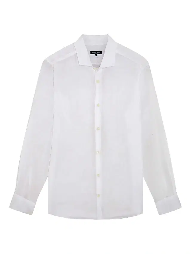 Men's Antonio Linen Button-Front Shirt - White