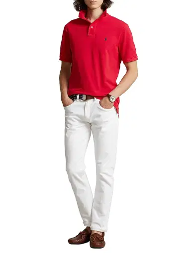 Polo Ralph Lauren Men's Cotton Mesh Slim-Fit Polo Shirt | Thumbnail 2