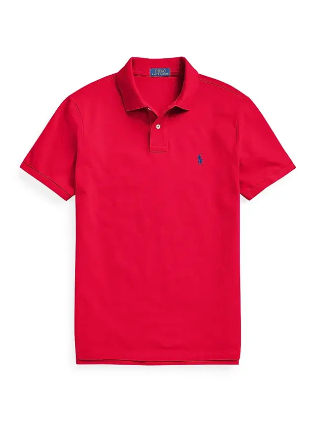 Polo Ralph Lauren Men's Cotton Mesh Classic-Fit Polo Shirt - Red