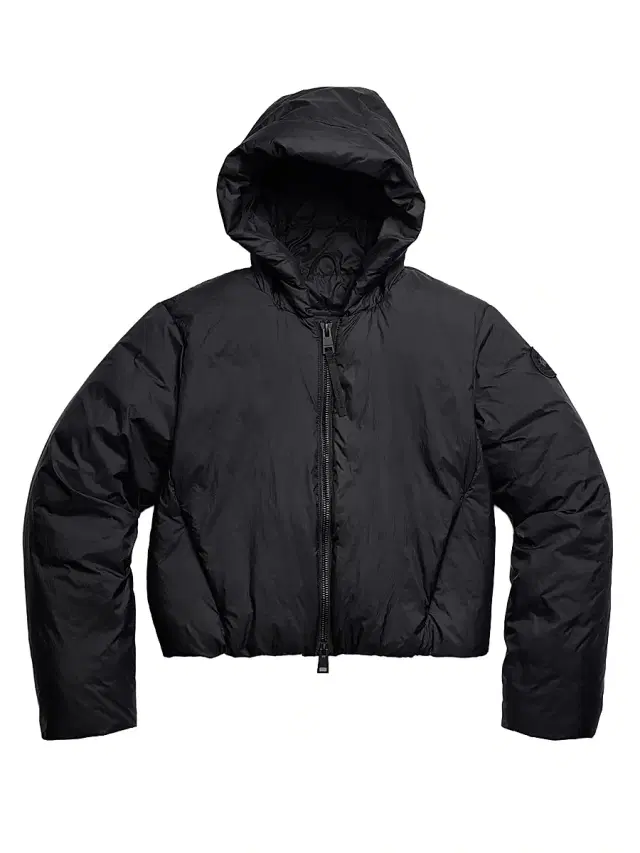 Women's Elba Hooded Puffer Jacket - Black Noir