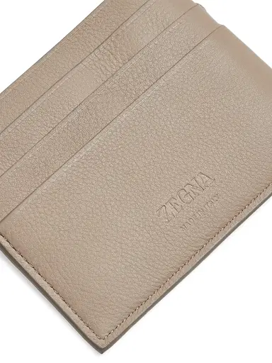 Zegna Men's Secondskin Card Case - Light Taupe | Thumbnail 4