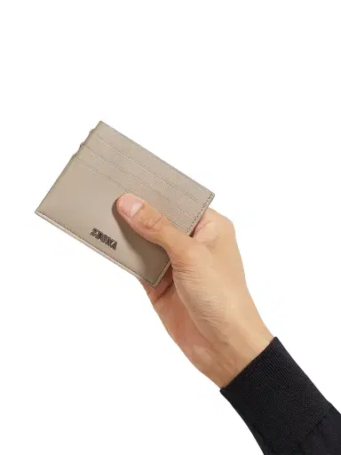 Zegna Men's Secondskin Card Case - Light Taupe | Thumbnail 5