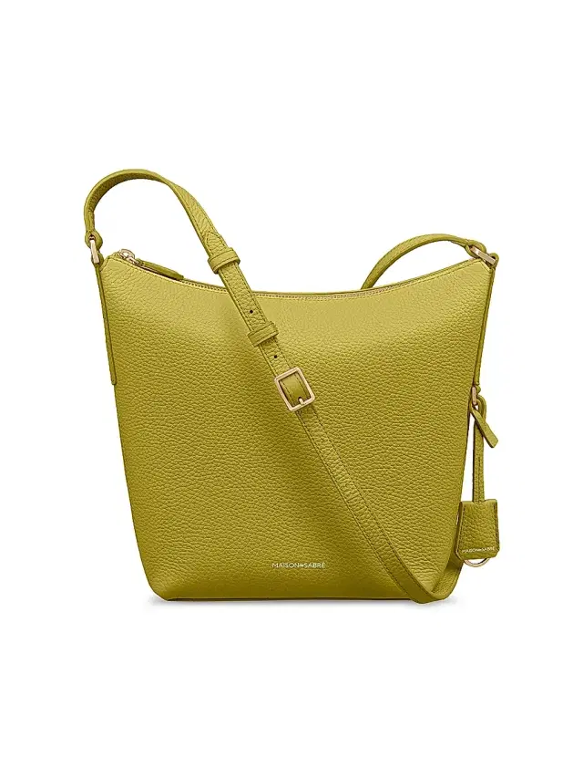 Maison de Sabre Women's The Zipped Crossbody Bag - Martini Green
