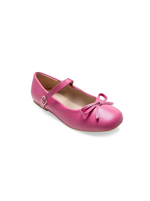 Julietta Bow Flats - Pink 5 (Child)