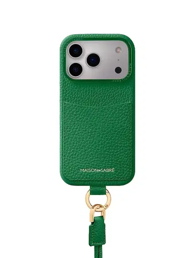 MAISON de SABRÉ Sling Phone Case (iPhone 17 Pro Max) - Emerald Green | Thumbnail 2