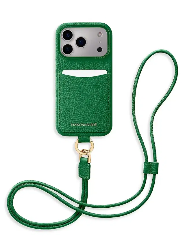 MAISON de SABRÉ Sling Phone Case (iPhone 17 Pro Max) - Emerald Green