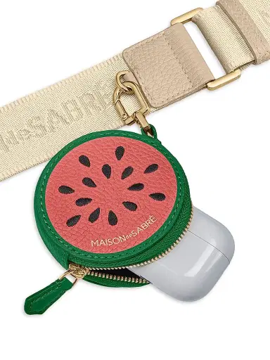 MAISON de SABRÉ Women's The Sabrémoji Fruit Coin Purse - Watermelon | Thumbnail 2