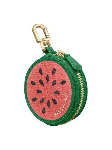 MAISON de SABRÉ Women's The Sabrémoji Fruit Coin Purse - Watermelon | Thumbnail 3