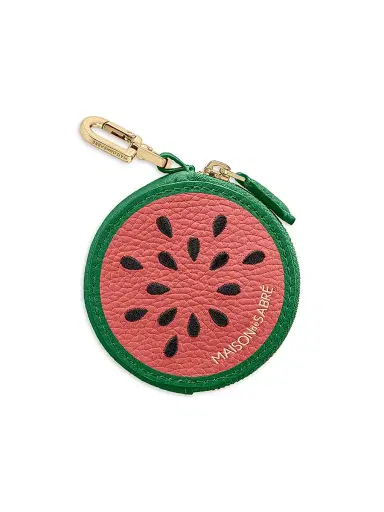 MAISON de SABRÉ Women's The Sabrémoji Fruit Coin Purse - Watermelon | Thumbnail 1
