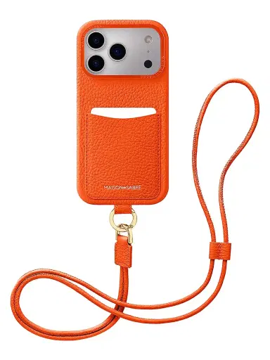 MAISON de SABRÉ Sling Phone Case (iPhone 17 Pro Max) - Manhattan Orange | Thumbnail 1 MAISON de SABRÉ Sling Phone Case (iPhone 17 Pro Max) - Manhattan Orange | Thumbnail 1