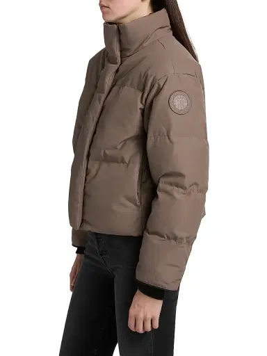 Canada Goose Women's Grandview Crop Jacket - Taupe Grey Gris Taupe | Thumbnail 4 Canada Goose Women's Grandview Crop Jacket - Taupe Grey Gris Taupe | Thumbnail 4